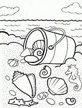 Beach Theme Coloring Pages At GetColoringscom  Free Printable sketch template