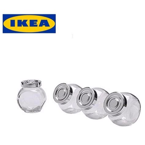 Keuken, opslag 15 cl IKEA RAJTAN Spice jar Set of 12 Glass Height 8 cm Volume mccarthyscork.ie