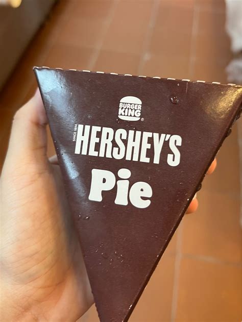 Burger King Hershey Pie, Food & Drinks, Other Food & Drinks on Carousell