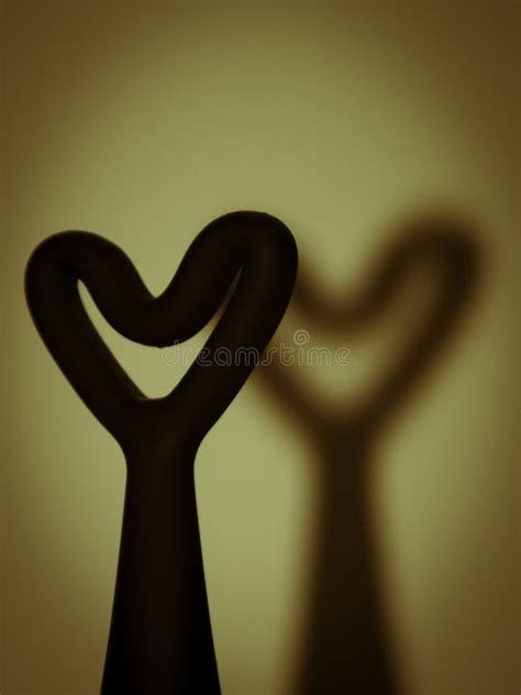 Love in the shadows stock image. Image of gift, heart - 34954821