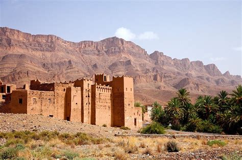 Kasbah architecture in the village of … – License image – 70384531 ...