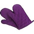 Amazon.com: Oven Mitts, Premium Heat Resistant Kitchen Gloves Cotton & Polyester Quilted ...
