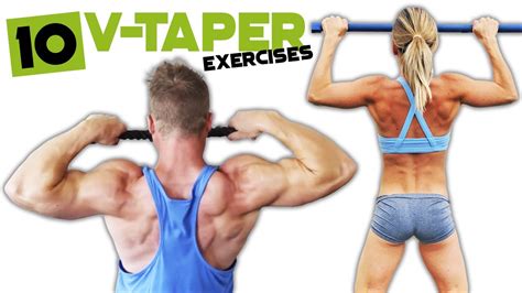 How To Get A V-Taper Body (10 EXERCISES FOR MEN & WOMEN) | LiveLeanTV - YouTube