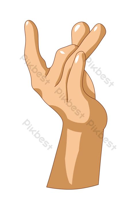 Flick finger cartoon illustration | PNG Images PSD Free Download - Pikbest