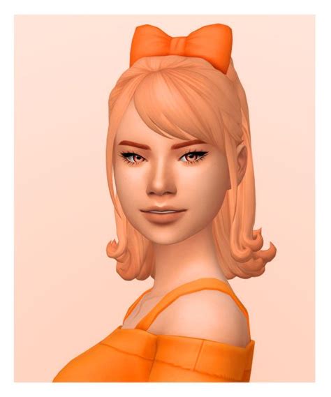 Cheer Hair in Sorbets Remix & Elderberries Remix | Sims 4 characters ...