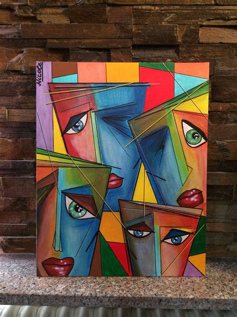 Resultado de imagen para pinterest acrylic painting | Cubist art, Abstract art painting ...