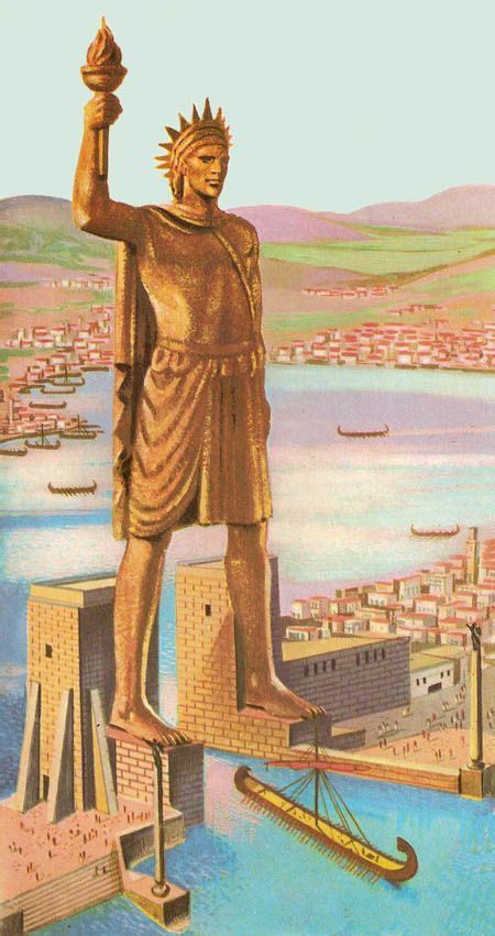 The 7 Wonders of the Ancient World : Colossus Rodos | Ancient history ...