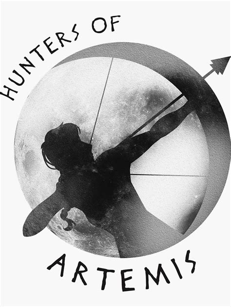 "Hunters of Artemis (Dark)" Sticker for Sale by Kitshunette | Hunter of ...