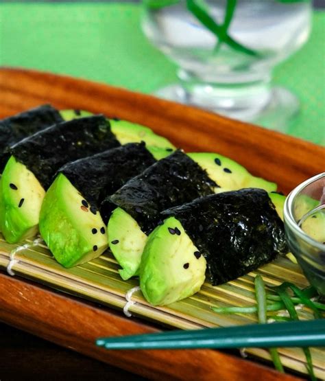 Avocado wrapped with Seaweed - Sandra's Easy Cooking