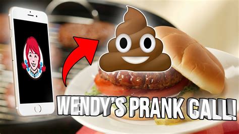 POOP IN MY BURGER! - WENDY'S PRANK CALL! - YouTube