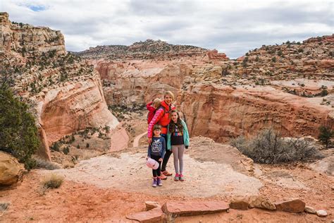 Hiking Cassidy Arch Trail - Capitol Reef National Park