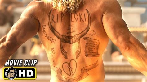 THOR: LOVE AND THUNDER (2022) "Thor's RIP Loki Tattoo" [HD] Marvel IMAX ...