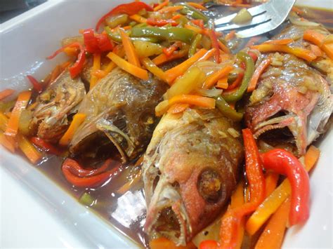 Fish Escabeche (Sweet and Sour Fish) - Chef Pinoy Recipes