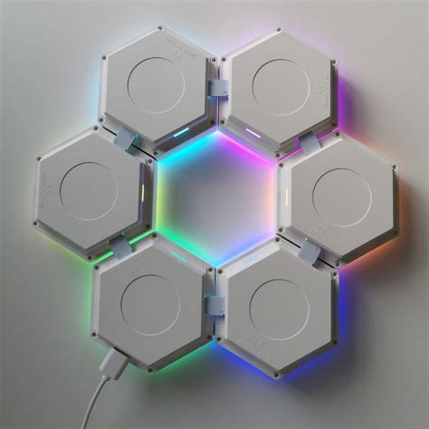Hexagon-lys 6stk - WiFi Smart LED-lys iOS + Android | Cool Mania