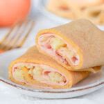 Healthy Ham and Cheese Roll Ups with Egg