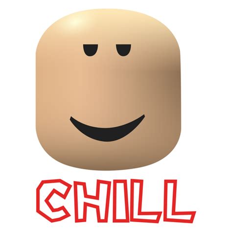 Roblox Chill Face Sticker - Sticker Mania