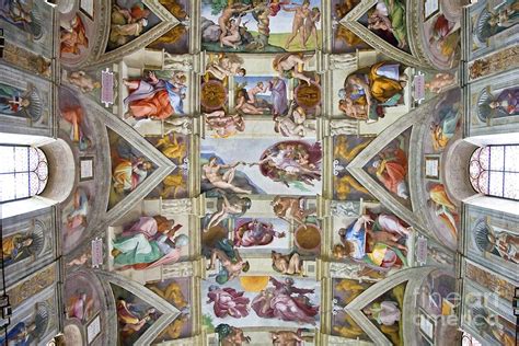 Sistine Chapel Ceiling, 1512 Painting by Michelangelo Buonarroti