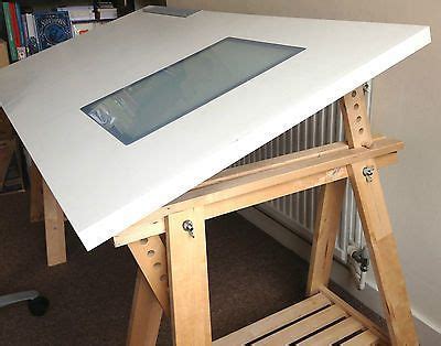 IKEA VIKA BLECKET table desk +Beech ARTUR/FINNVARD trestles + RUTGER ...