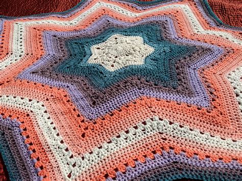 Ravelry: 6 Day Star Blanket pattern by Betty McKnit