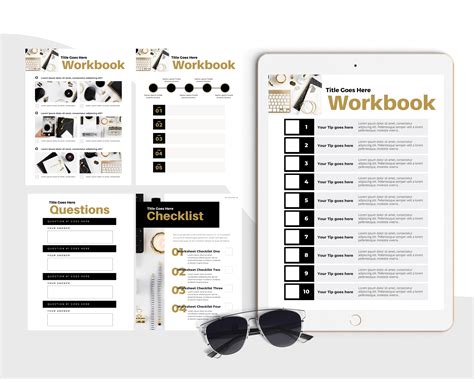 Lovely Business Workbook Canva Template - The Blog Creative