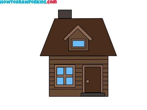 How to Draw a Simple House - Easy Drawing Tutorial For Kids