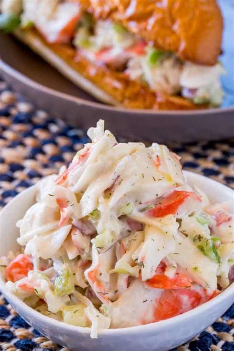 Crab Salad (Seafood Salad) Recipe [VIDEO] - Dinner, then Dessert