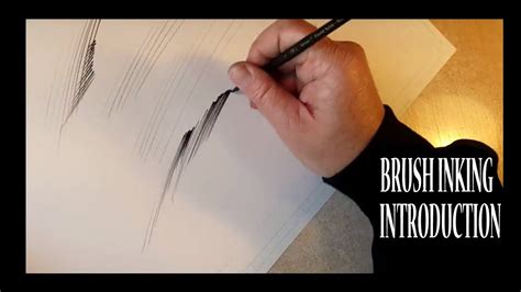 INTRODUCTION into BRUSH INKING! - YouTube