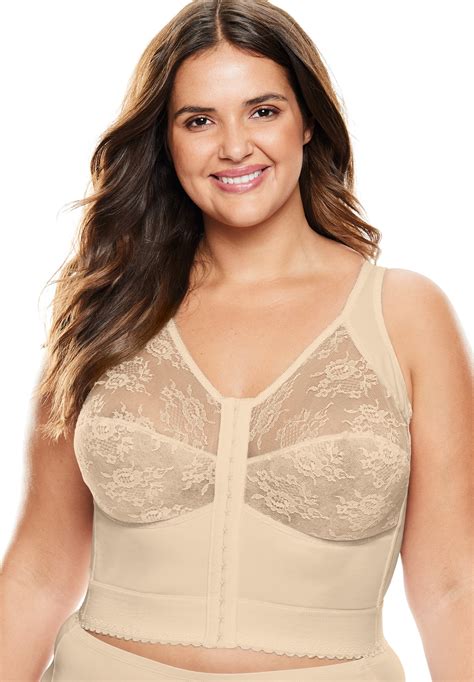 Comfort Choice - Comfort Choice Plus Size Longline Posture Bra - Walmart.com