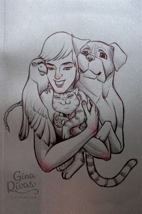 Pet love by GinaIlustra on DeviantArt