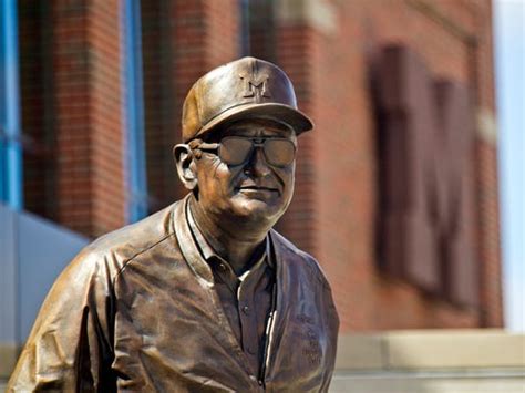 Bo Schembechler Statue / Michigan Exposures: The Bo Statue / I started covering sports in 1975 ...