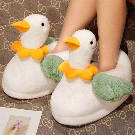 Goose Inspired Slippers - Plush - Warm and Comfy - ApolloBox