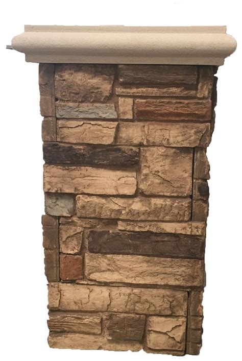 faux ledgestone column kits. perfect for exterior design ...