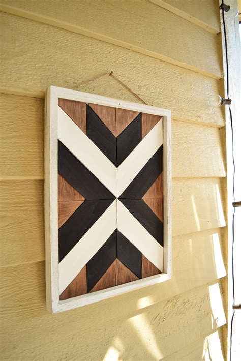 DIY Geometric Wood Art (With Free Plans) — Actually Alli | DIY, Home ...