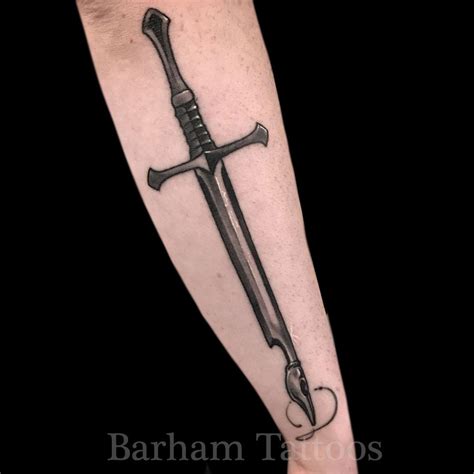 Pen and Sword Tattoo by Barham Williams | Sword tattoo, Tattoos, Pen tattoo