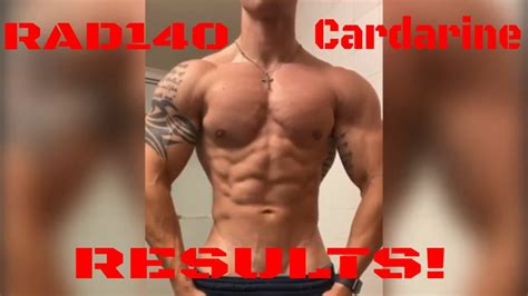 RAD 140 & CARDARINE STACK RESULTS! (INSANELY SHREDDED!) - YouTube