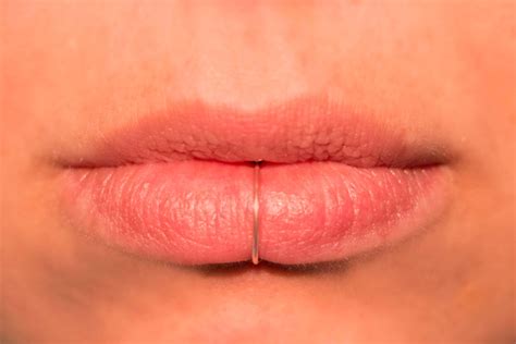 Faux Rose Gold Lip Cuff fake Lip Ring 20 Gauge NO PIERCING | Etsy