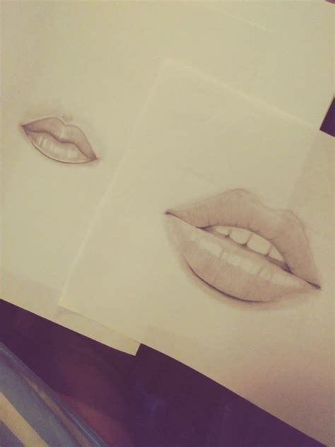 Closed Lips Drawing at PaintingValley.com | Explore collection of ...