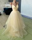 Champagne Color Wedding Dress Ball Gown – Lisposa