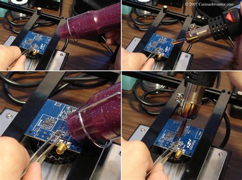 Soldering a QFN (Quad Flat No-Lead) Package by Hand - Curious Inventor