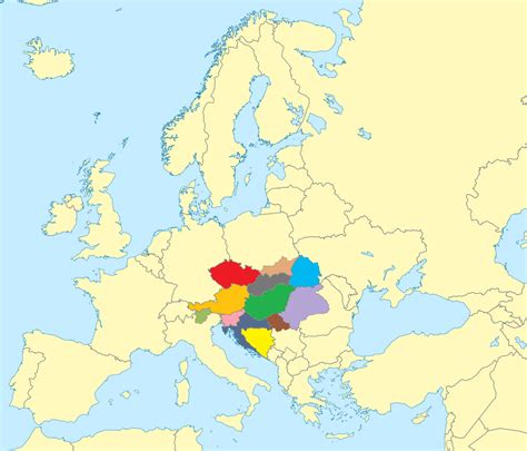 Austria-Hungary's borders in comparison with modern borders [876 x 1,024]. : r/MapPorn