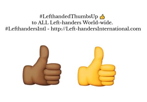 #LefthandedThumbsUp | Left handed, Thumbs up, Left