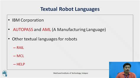 Robot Programming Languages Part I - YouTube