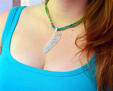 Dragonfly Wing in Sterling Silver Dragonfly Jewelry Insect - Etsy