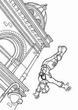 Animated Daredevil Coloring Page  Free Printable Coloring Pages For Kids sketch template