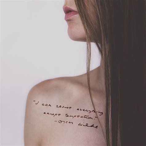 Oscar Wilde Quote Tattoo Text Prepared Based on Wilde's - Etsy