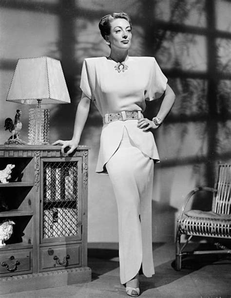 Joan Crawford | 1940s fashion, Hollywood fashion, Joan crawford