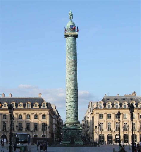 The Vendôme Column, Place Vendôme view from the Rue de la Paix, Paris | Top travel destinations ...