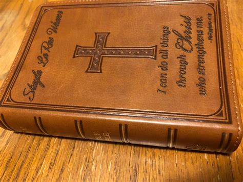 PERSONALIZED Leather BIBLE Custom Bible Engraved Bible - Etsy