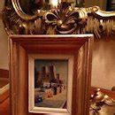 Beautiful Small Paris Street Oil Painting from French Artist Andre' : Courtland Jewels | Ruby Lane