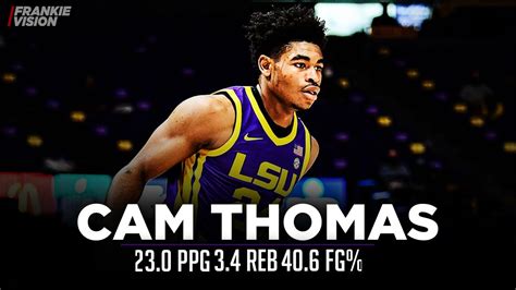 Cam Thomas LSU 2020-21 Highlights | Certified Bucket 💦 - YouTube